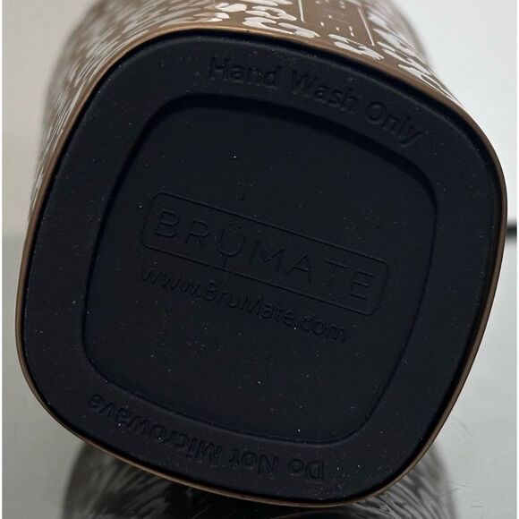 BruMate Imperial Pint 20oz Travel Tumbler, GOLD LEOPARD - Picture 6 of 6